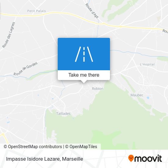 Impasse Isidore Lazare map