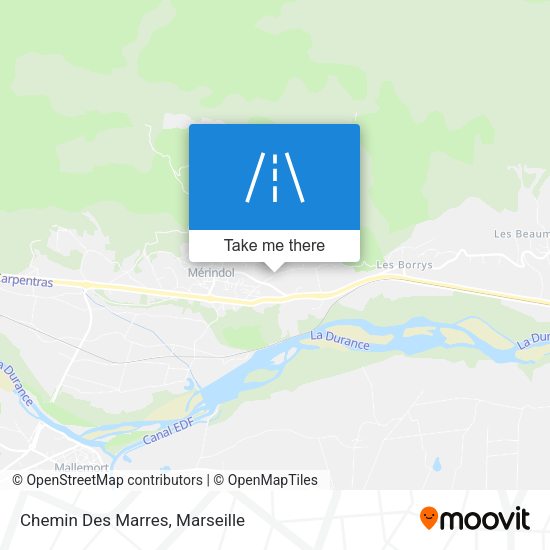 Chemin Des Marres map
