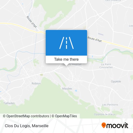 Clos Du Logis map