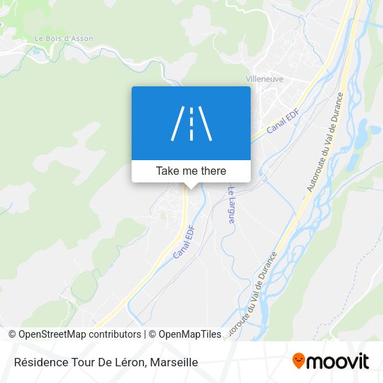 Résidence Tour De Léron map