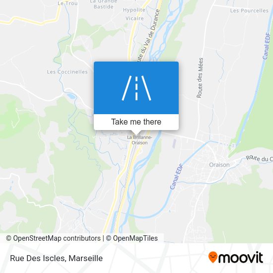 Rue Des Iscles map