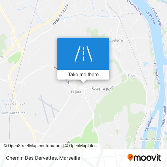 Chemin Des Dervettes map