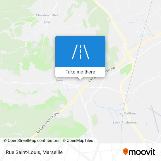 Rue Saint-Louis map