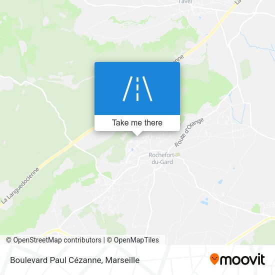 Boulevard Paul Cézanne map