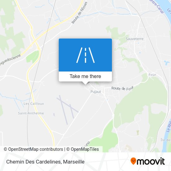 Chemin Des Cardelines map