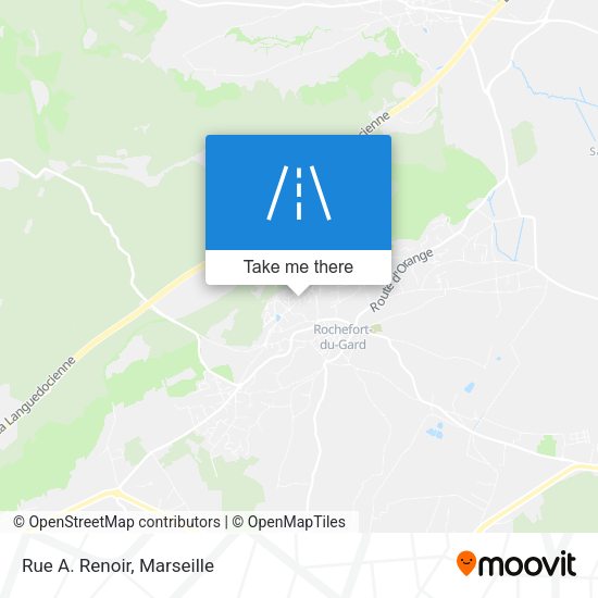 Rue A. Renoir map