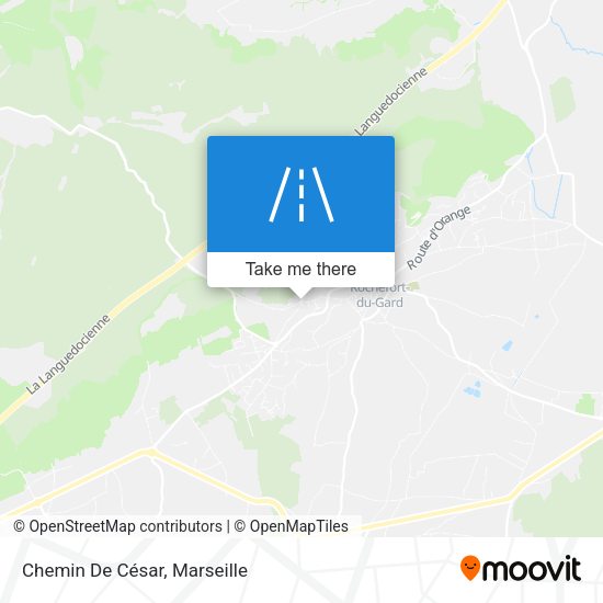 Chemin De César map