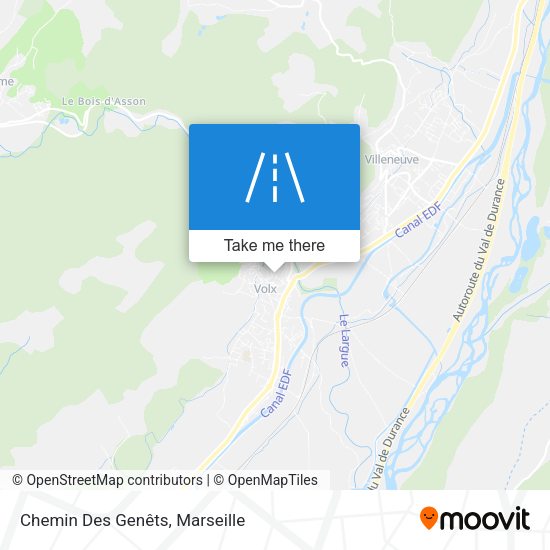Chemin Des Genêts map