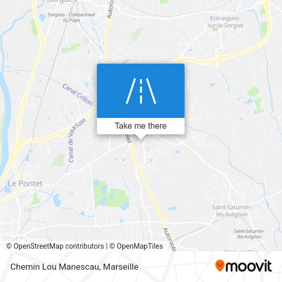 Chemin Lou Manescau map