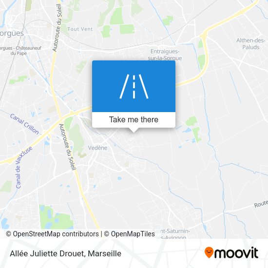 Allée Juliette Drouet map