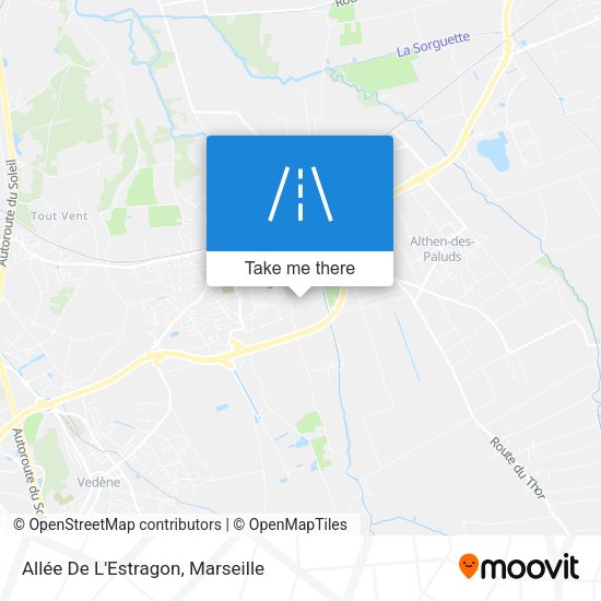 Allée De L'Estragon map