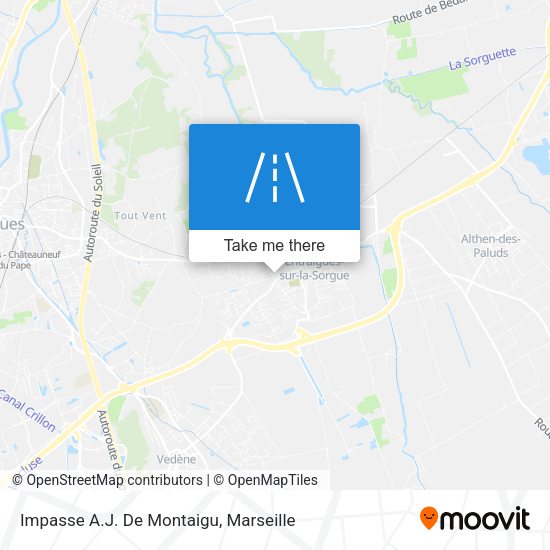 Impasse A.J. De Montaigu map