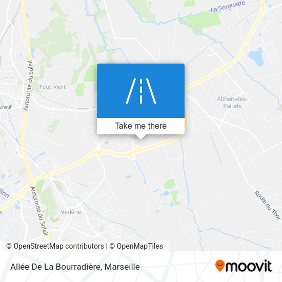 Allée De La Bourradière map