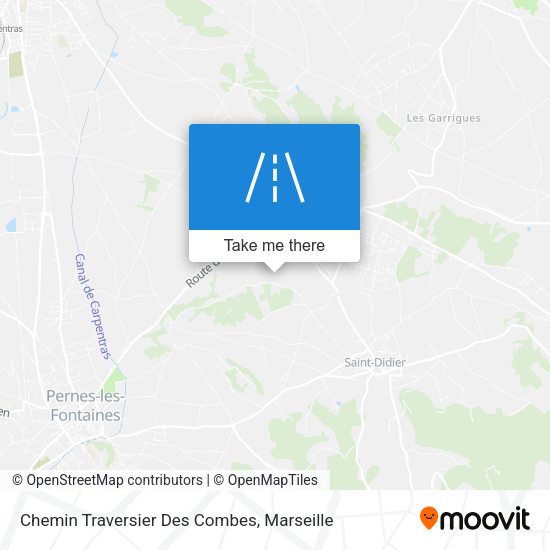 Chemin Traversier Des Combes map