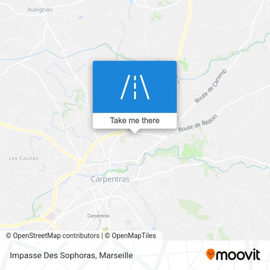 Impasse Des Sophoras map