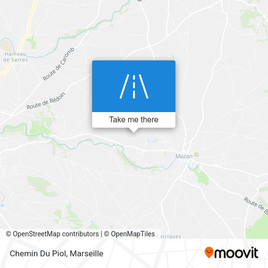 Chemin Du Piol map
