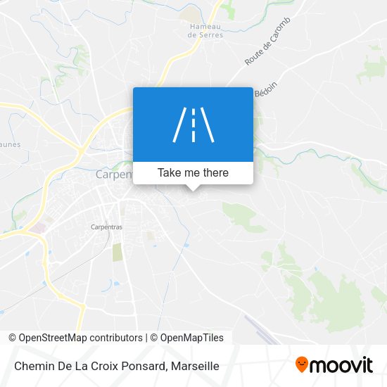 Chemin De La Croix Ponsard map