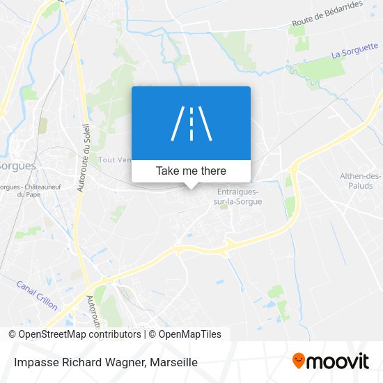 Impasse Richard Wagner map
