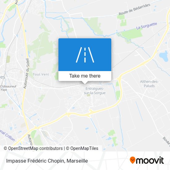 Impasse Frédéric Chopin map