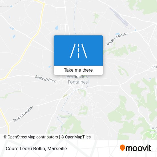 Cours Ledru Rollin map
