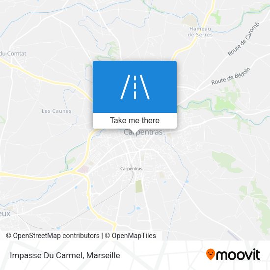 Impasse Du Carmel map