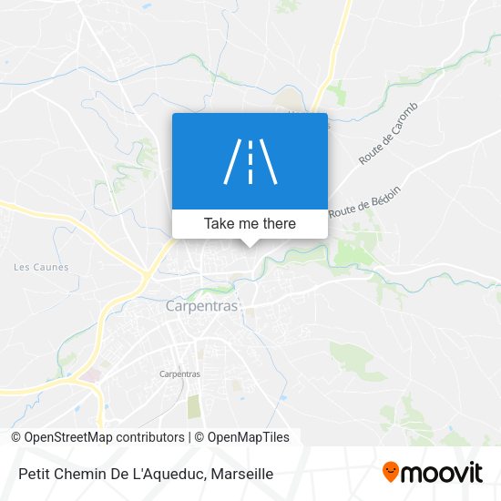Petit Chemin De L'Aqueduc map