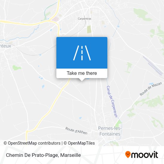 Chemin De Prato-Plage map