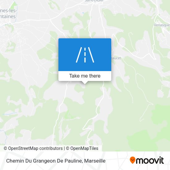 Chemin Du Grangeon De Pauline map