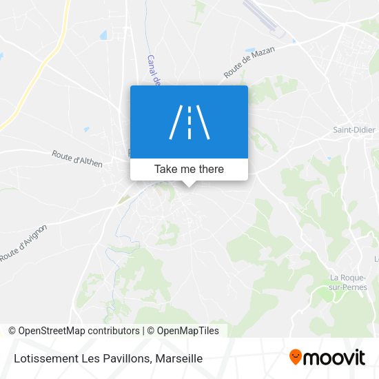 Lotissement Les Pavillons map