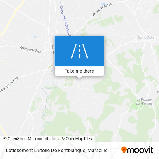 Lotissement L'Etoile De Fontblanque map