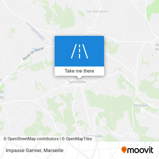 Impasse Garnier map