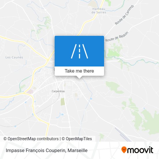 Impasse François Couperin map