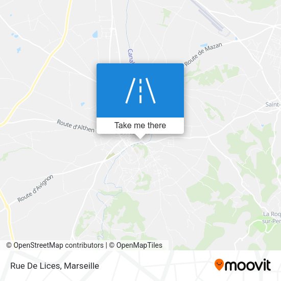Rue De Lices map