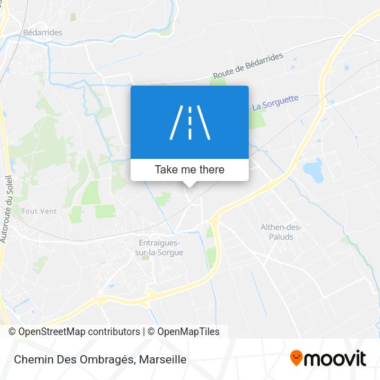Chemin Des Ombragés map