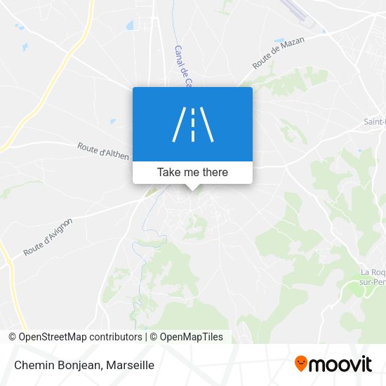 Chemin Bonjean map