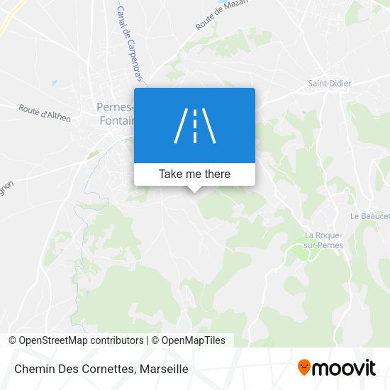 Chemin Des Cornettes map