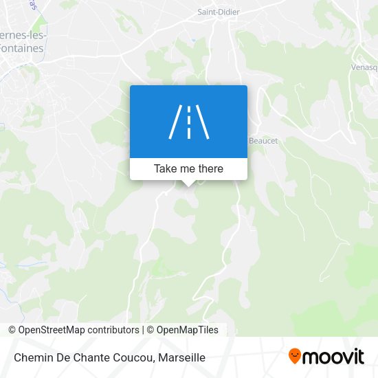 Chemin De Chante Coucou map