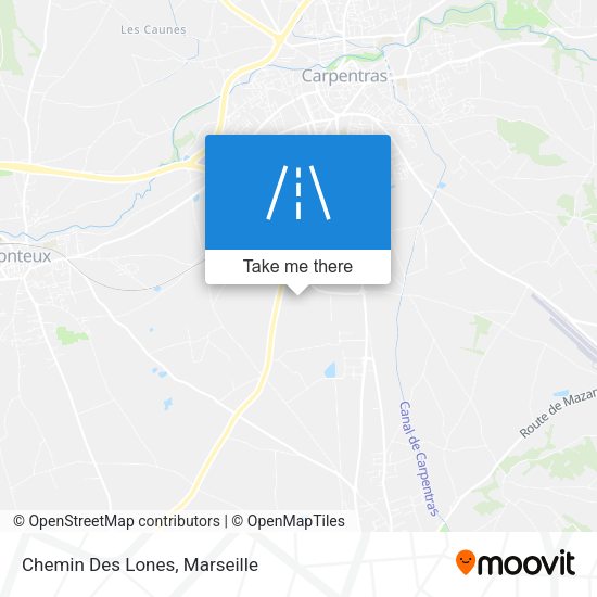 Chemin Des Lones map
