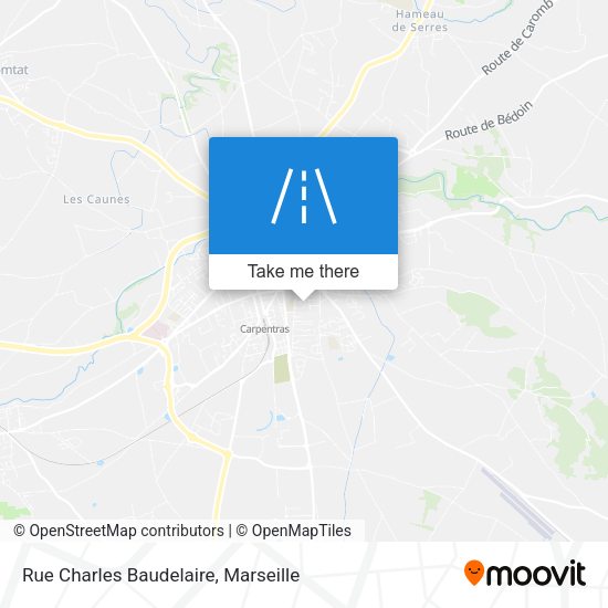 Rue Charles Baudelaire map