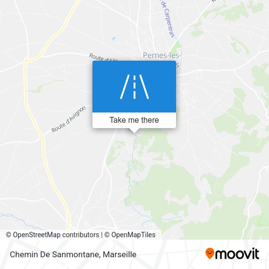 Chemin De Sanmontane map