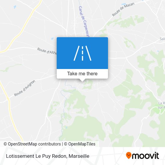 Lotissement Le Puy Redon map