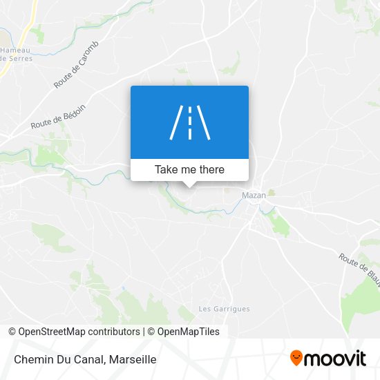 Chemin Du Canal map