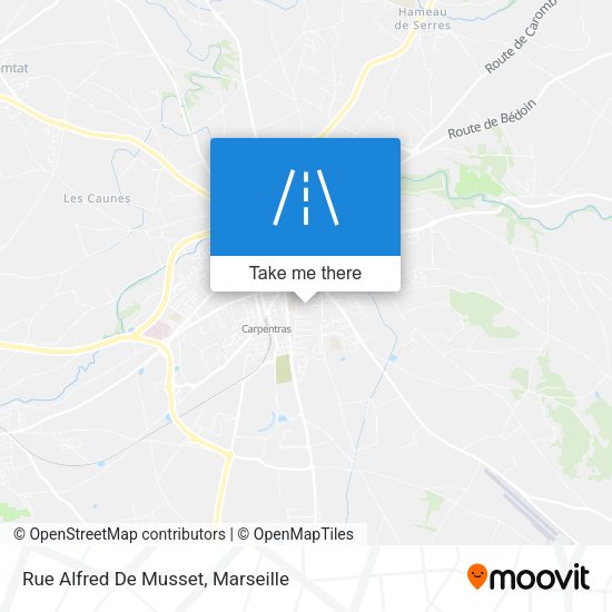 Rue Alfred De Musset map