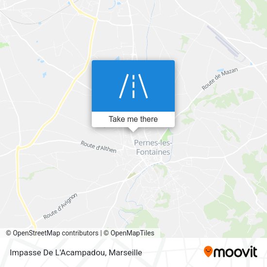 Impasse De L'Acampadou map