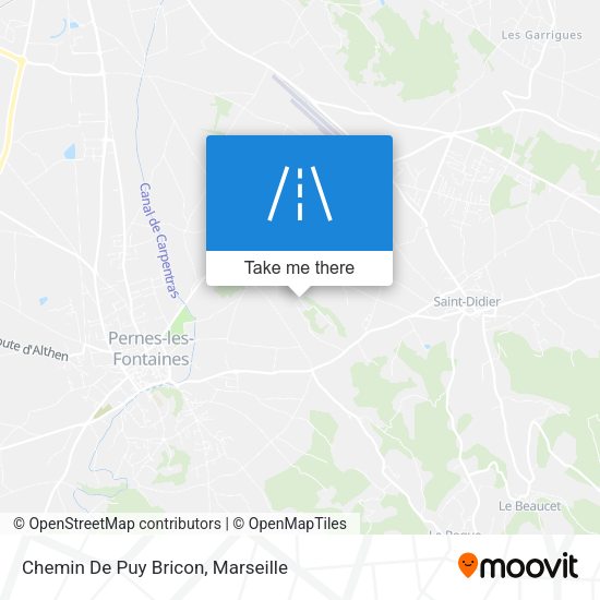 Chemin De Puy Bricon map
