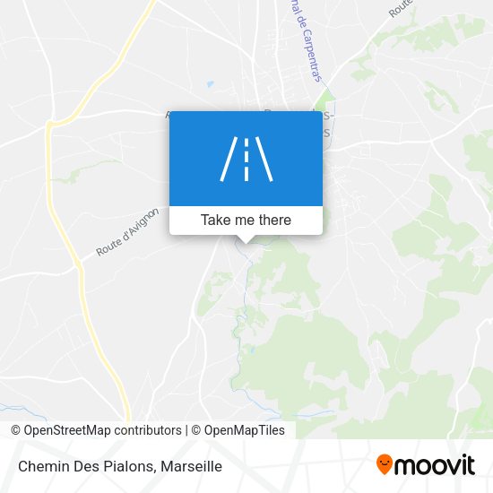 Chemin Des Pialons map