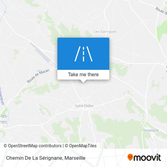 Chemin De La Sérignane map