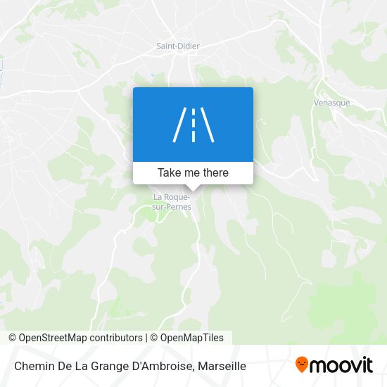 Chemin De La Grange D'Ambroise map