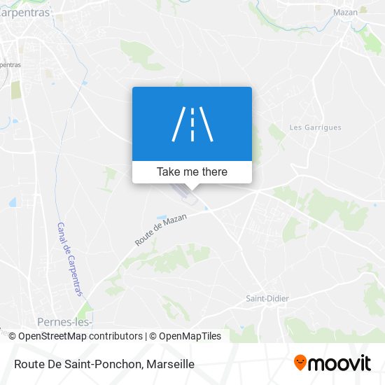 Route De Saint-Ponchon map