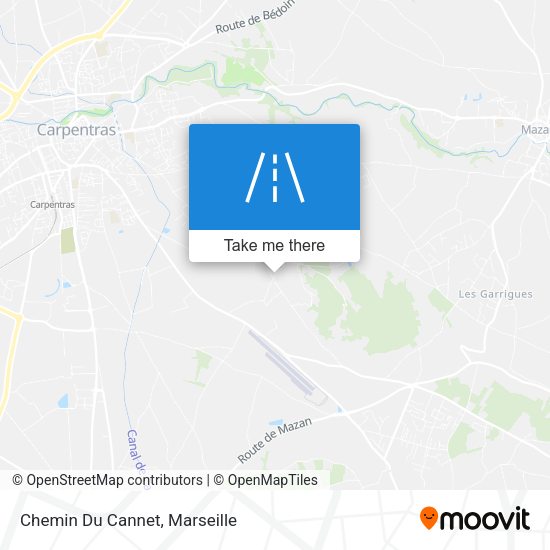 Chemin Du Cannet map